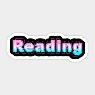 Reading Sticker